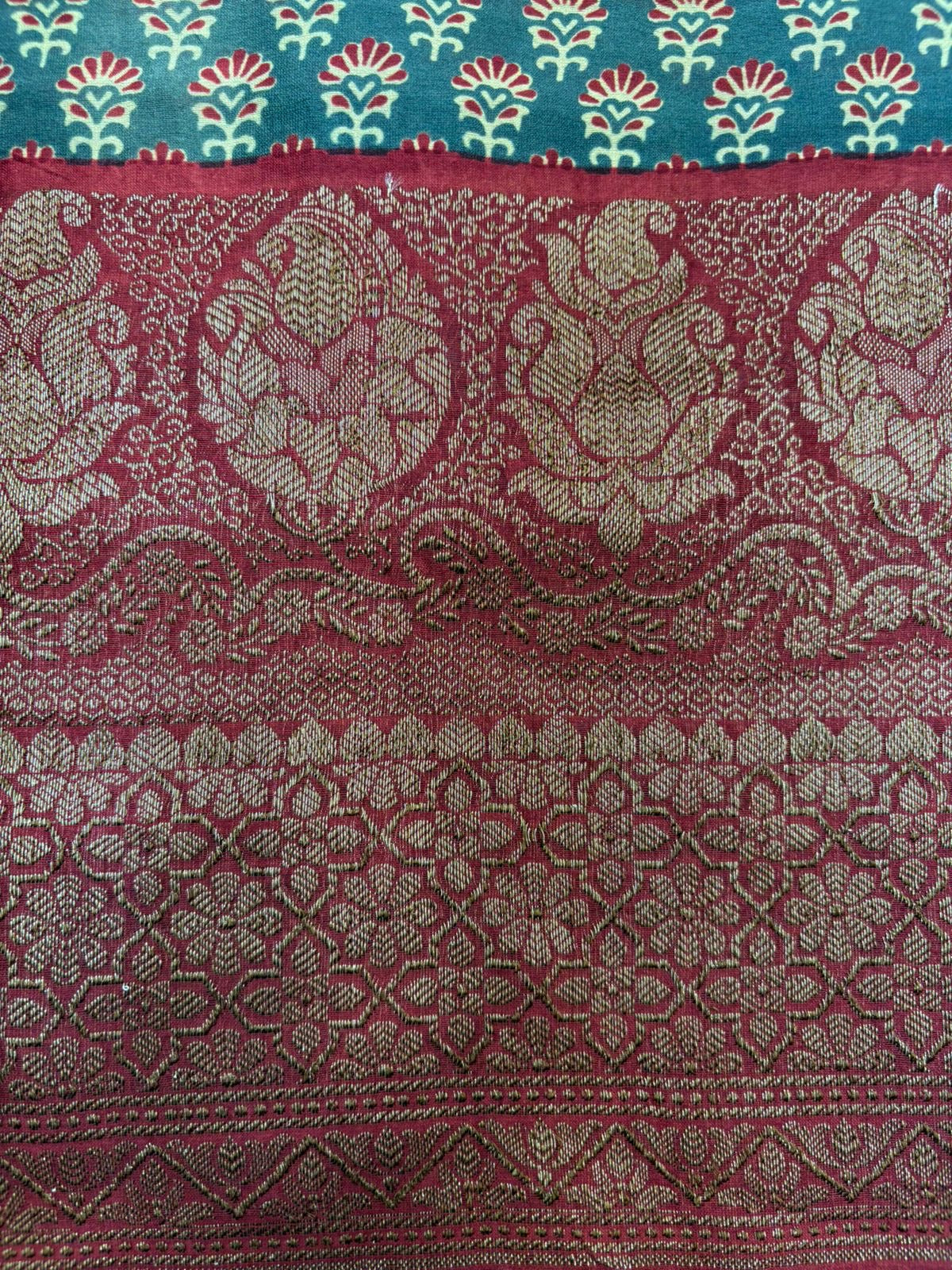 PURE MAHESHWARI SUITS WITH ANTIQUE ZARI BORDER