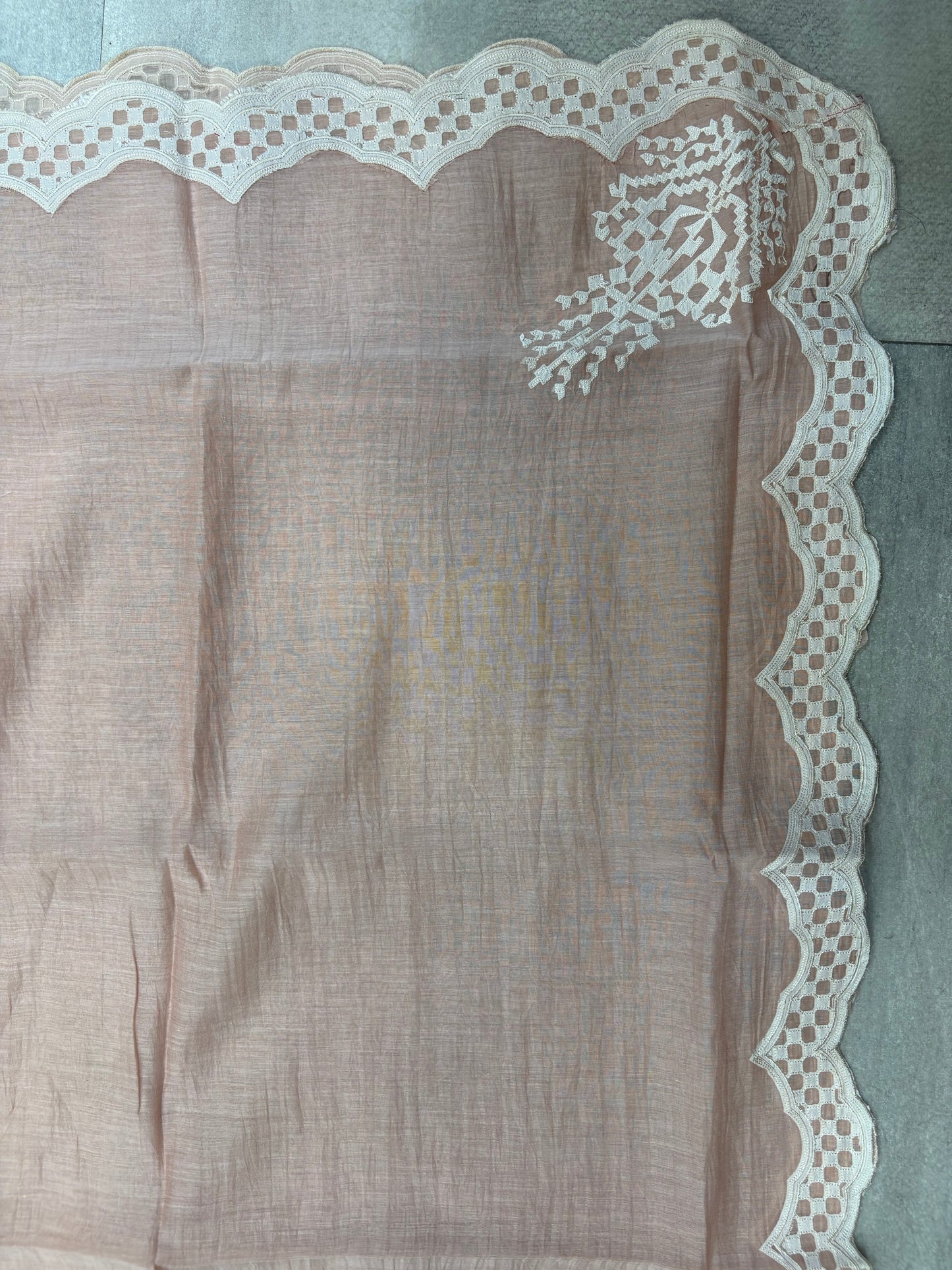 Mul Cotton Appliqué Suit