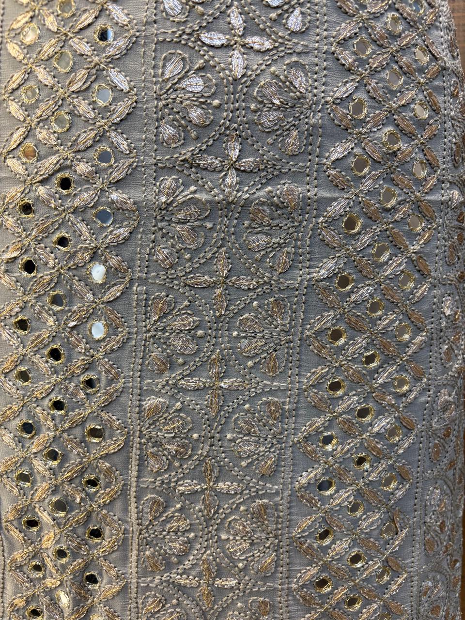Chikankari Pure Georgette Shirt Dupatta 2 pc set