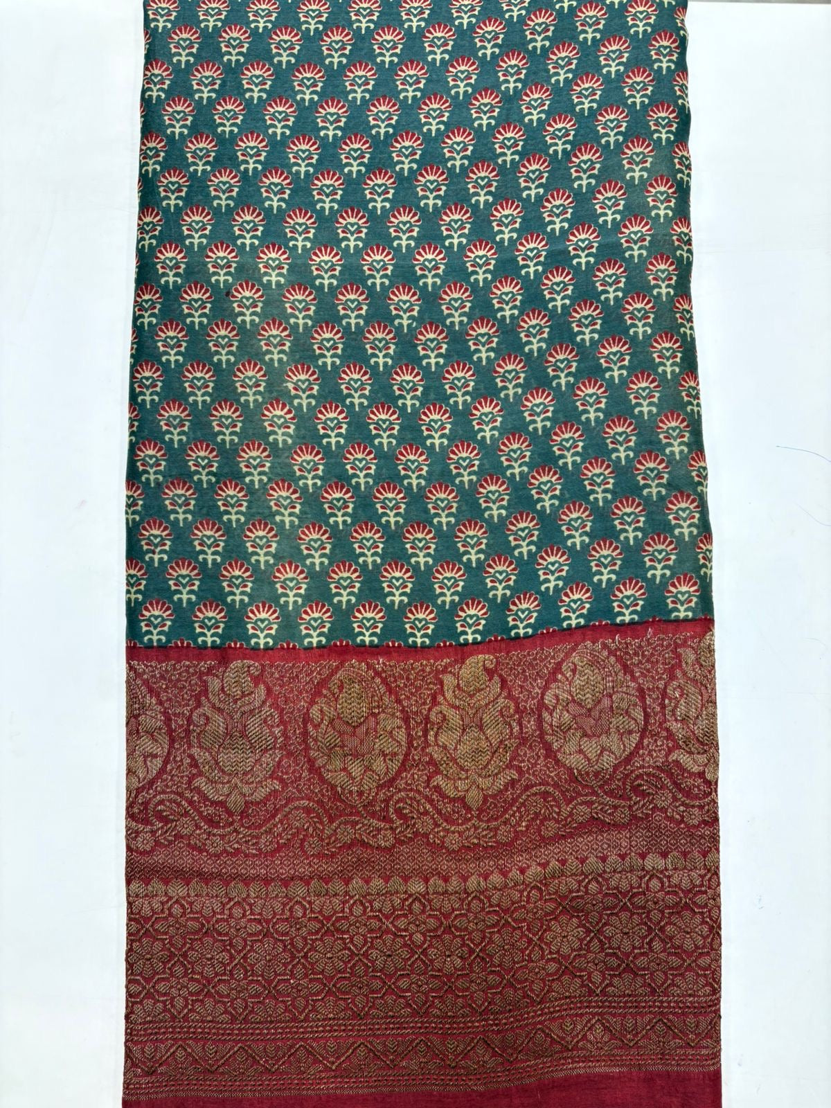 PURE MAHESHWARI SUITS WITH ANTIQUE ZARI BORDER