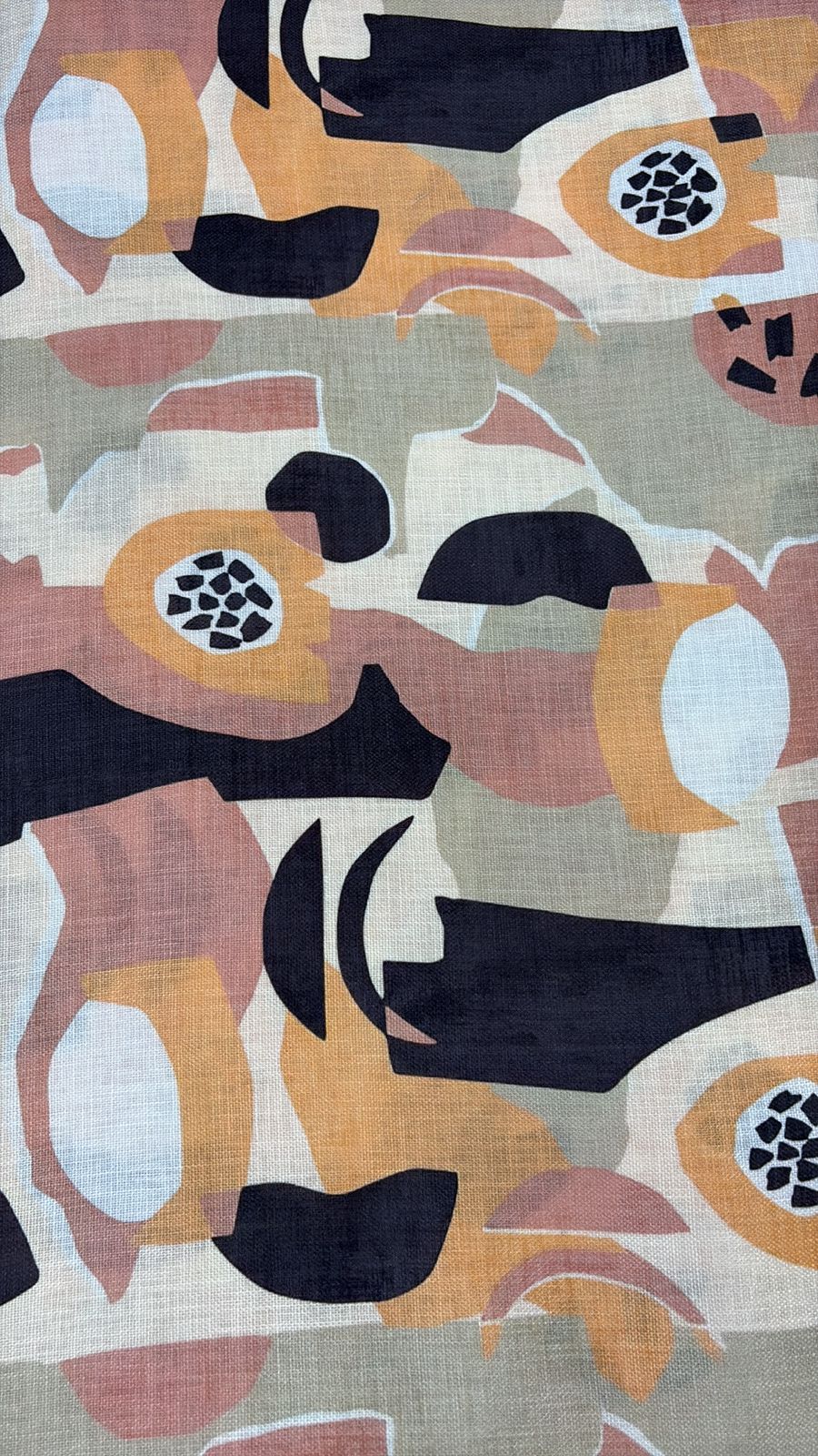 Printed khadi cotton fabric 2.5 m /5m