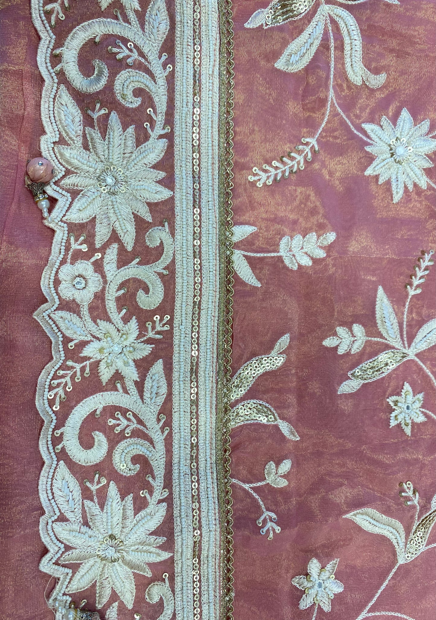 Tissue Thread Embroidered suit