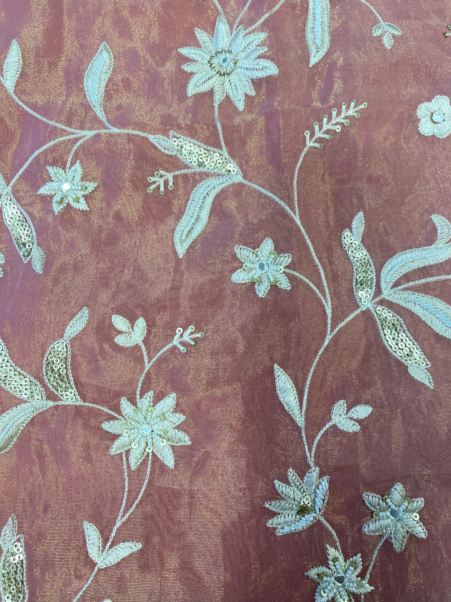 Tissue Thread Embroidered suit