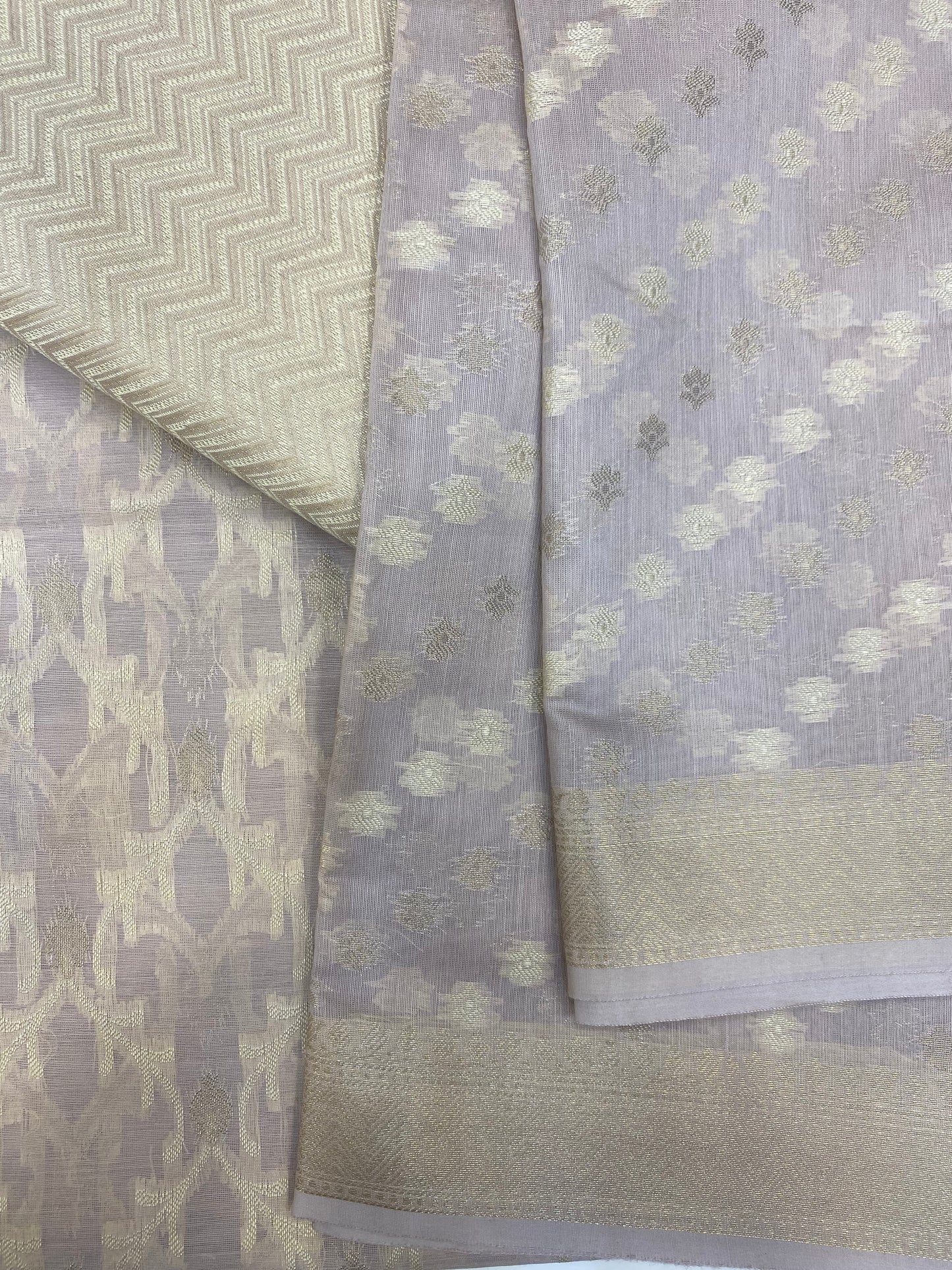 Maheshwari suits with Zigzag Print Lower