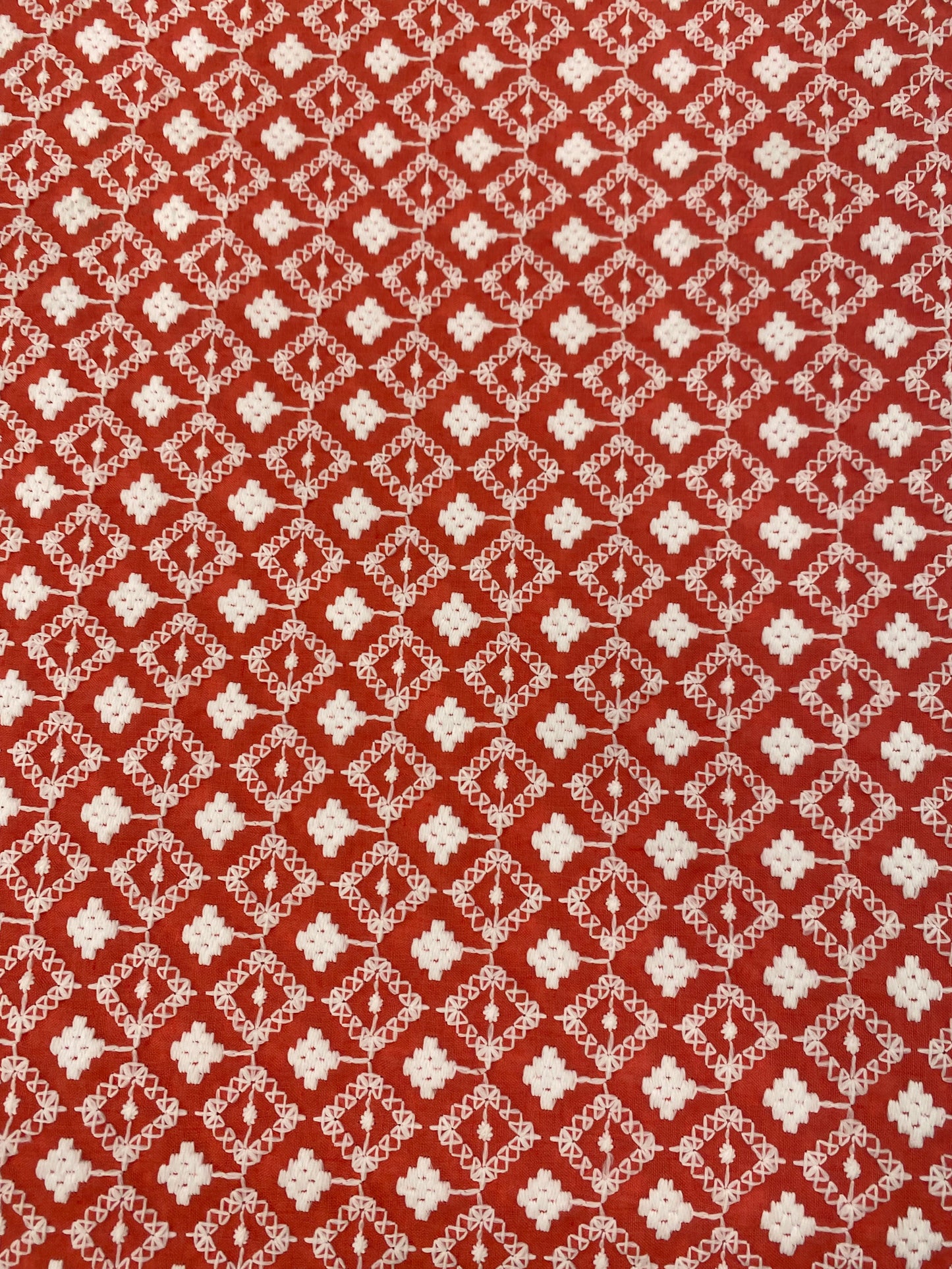 Chikan Fabric for Kurti /Dress/ Top