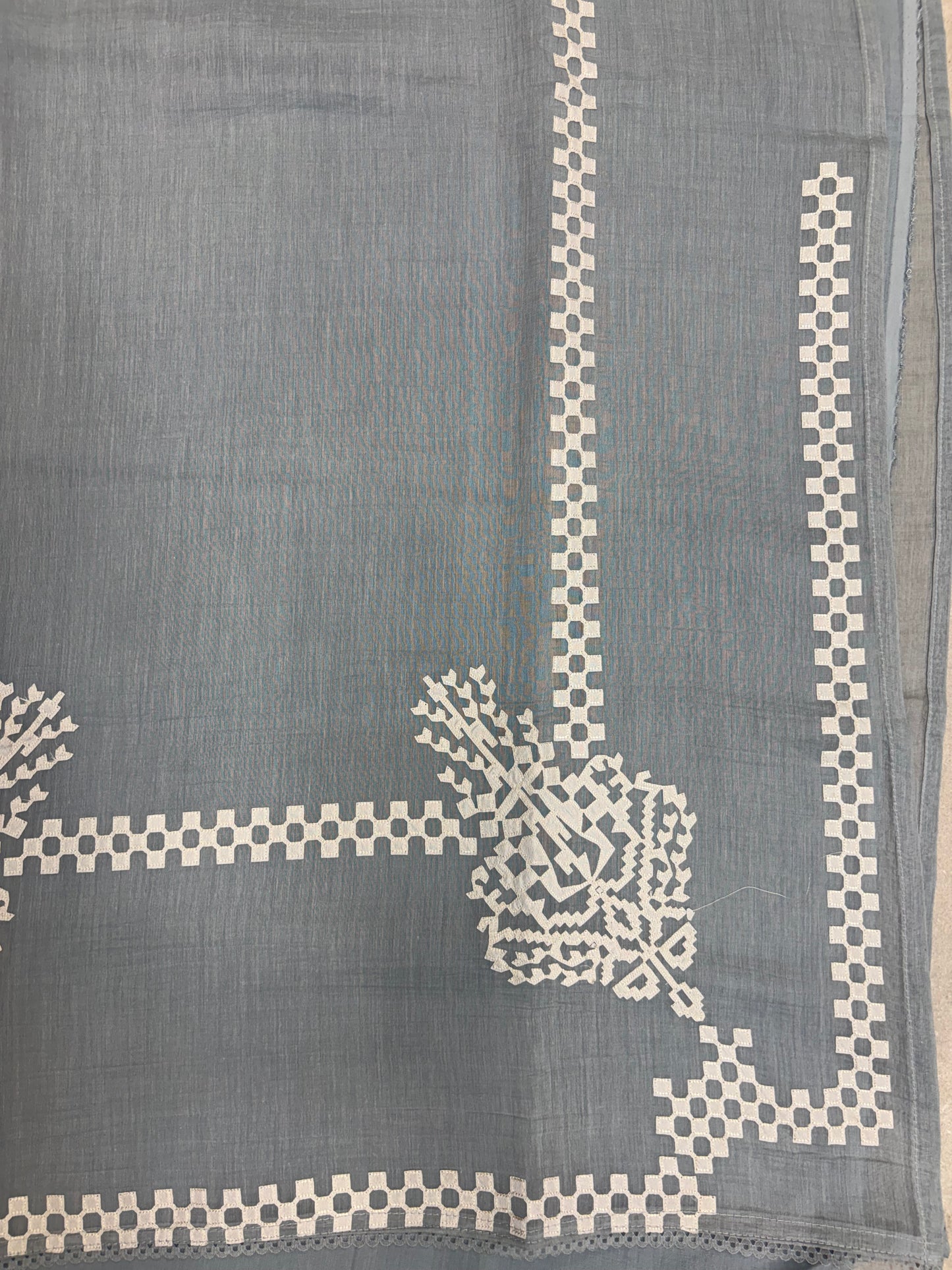 Mul Cotton Appliqué Suit
