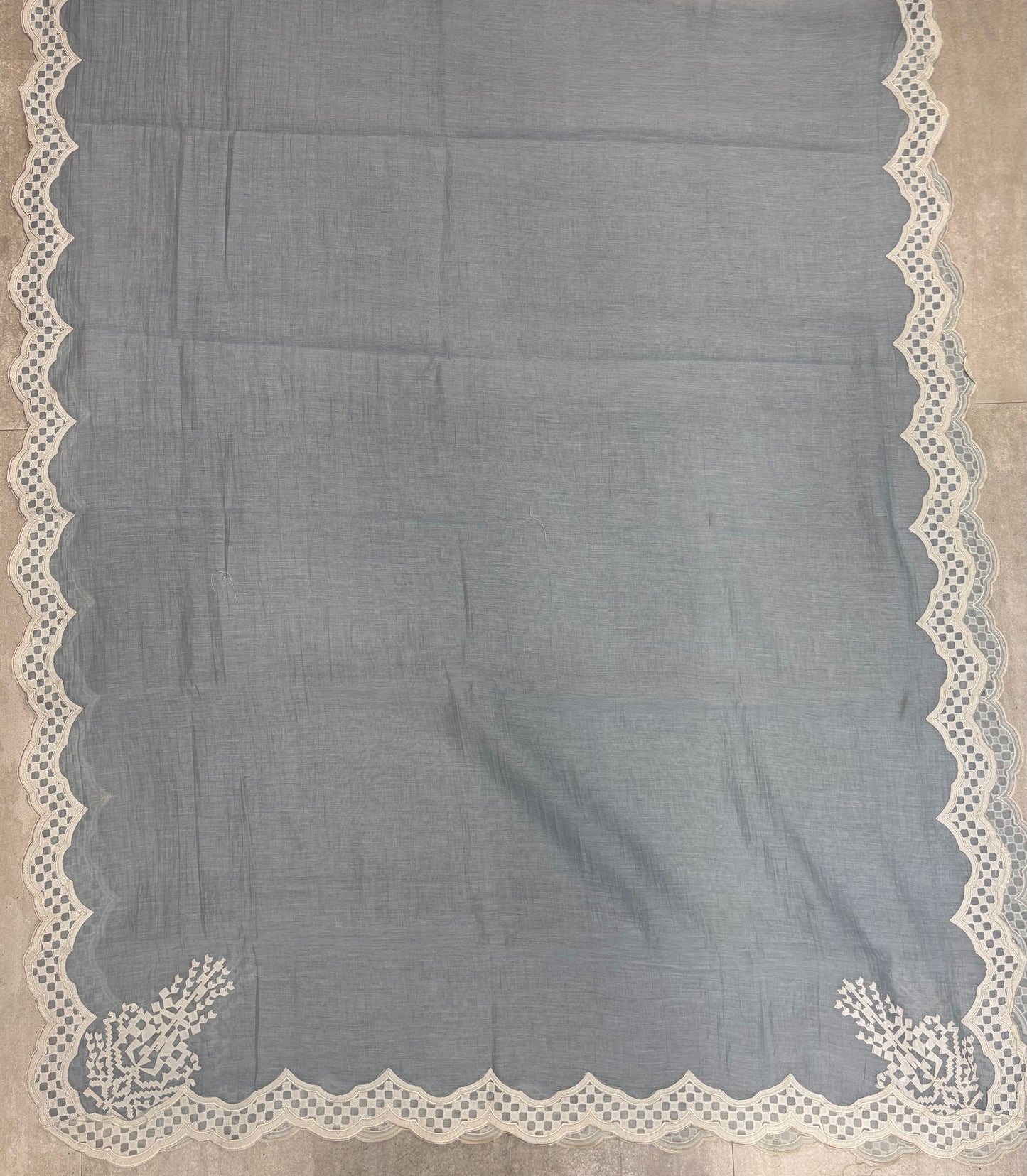 Mul Cotton Appliqué Suit
