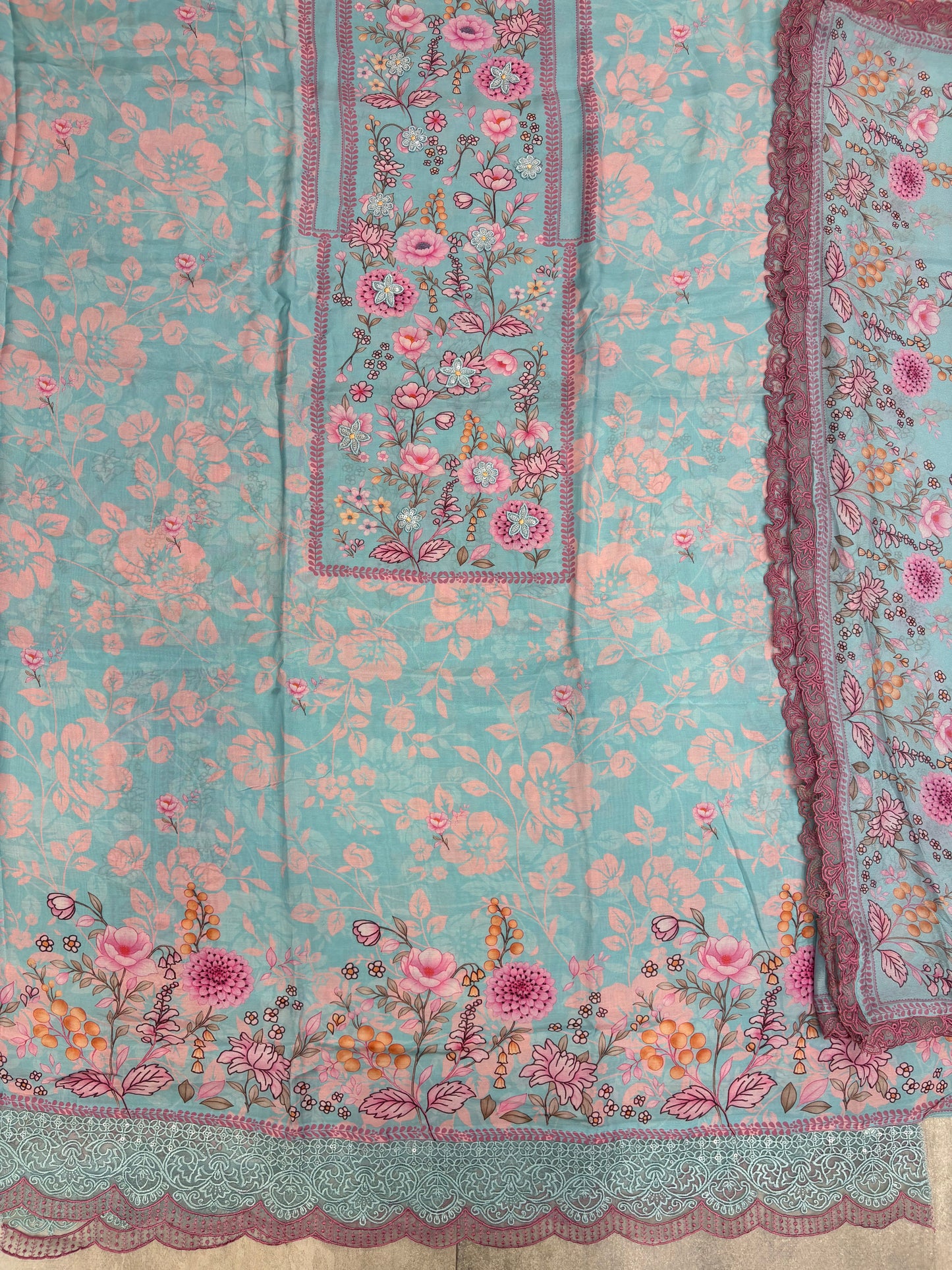 Muslin Designer Suit