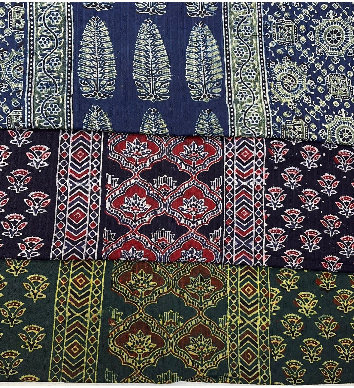 Cotton Ajrakh Print Kurtis