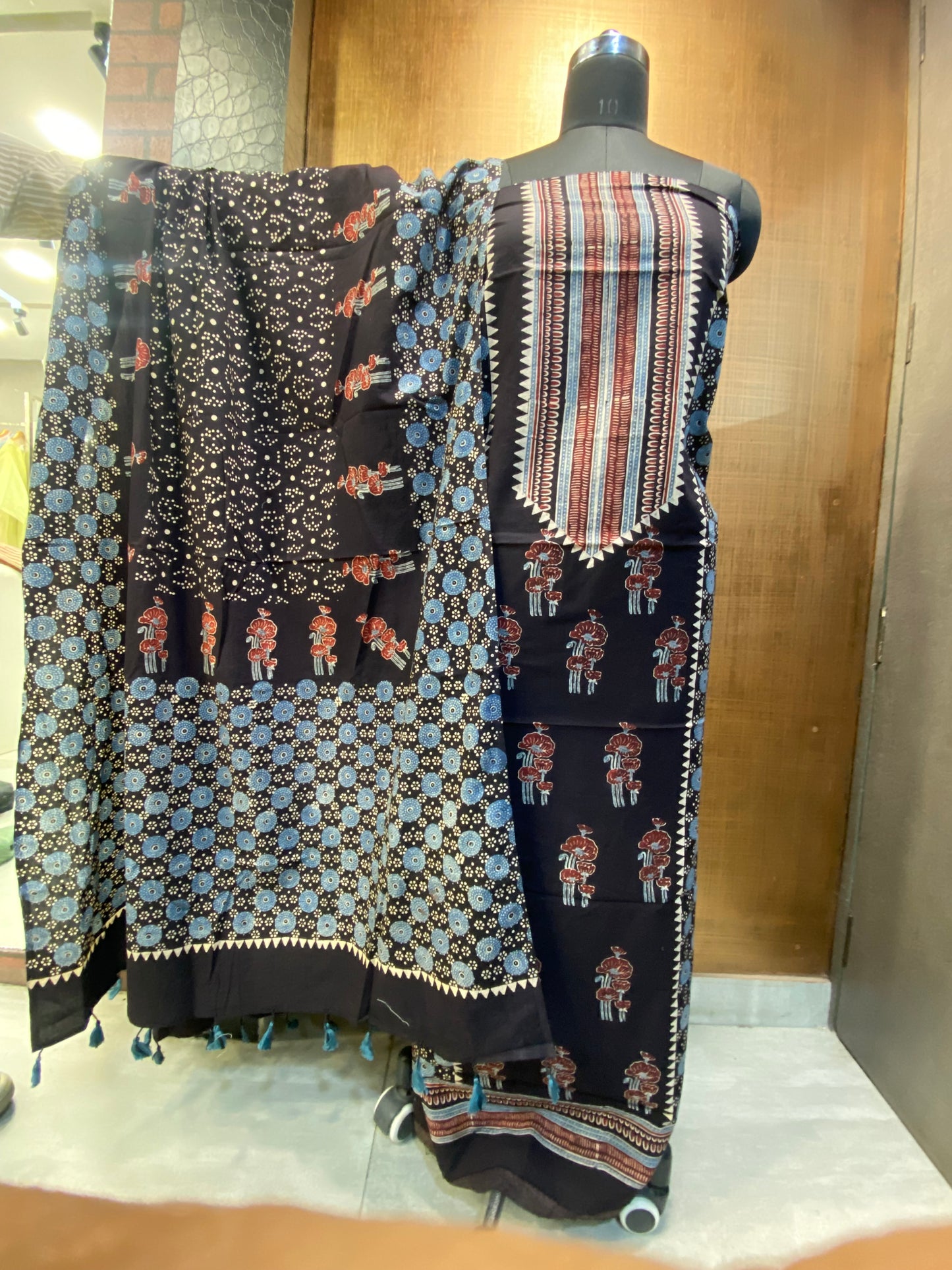 Pure Cotton Ajrakh Print