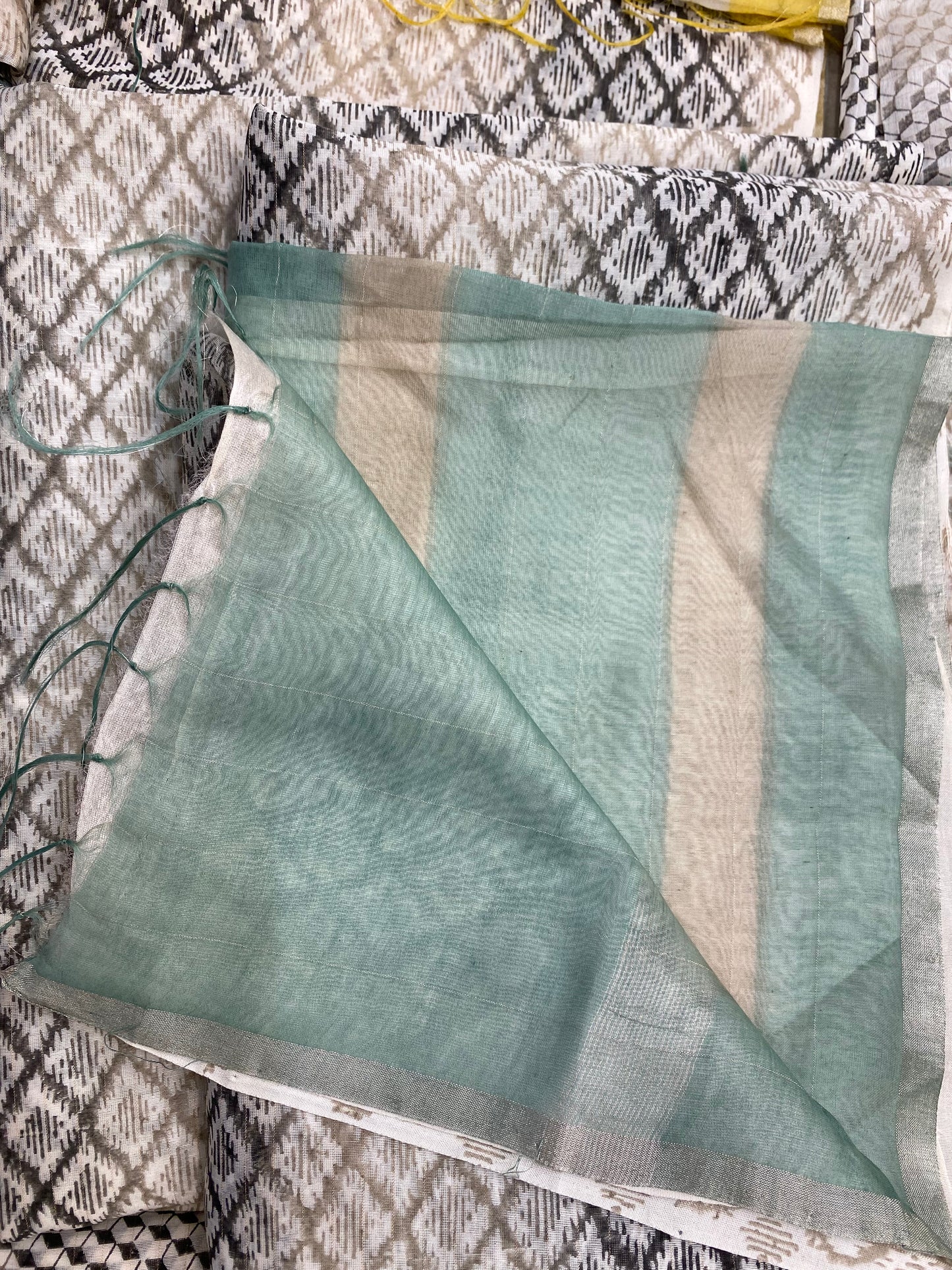 Pastel Pure Maheshwari Suit with PopColour
