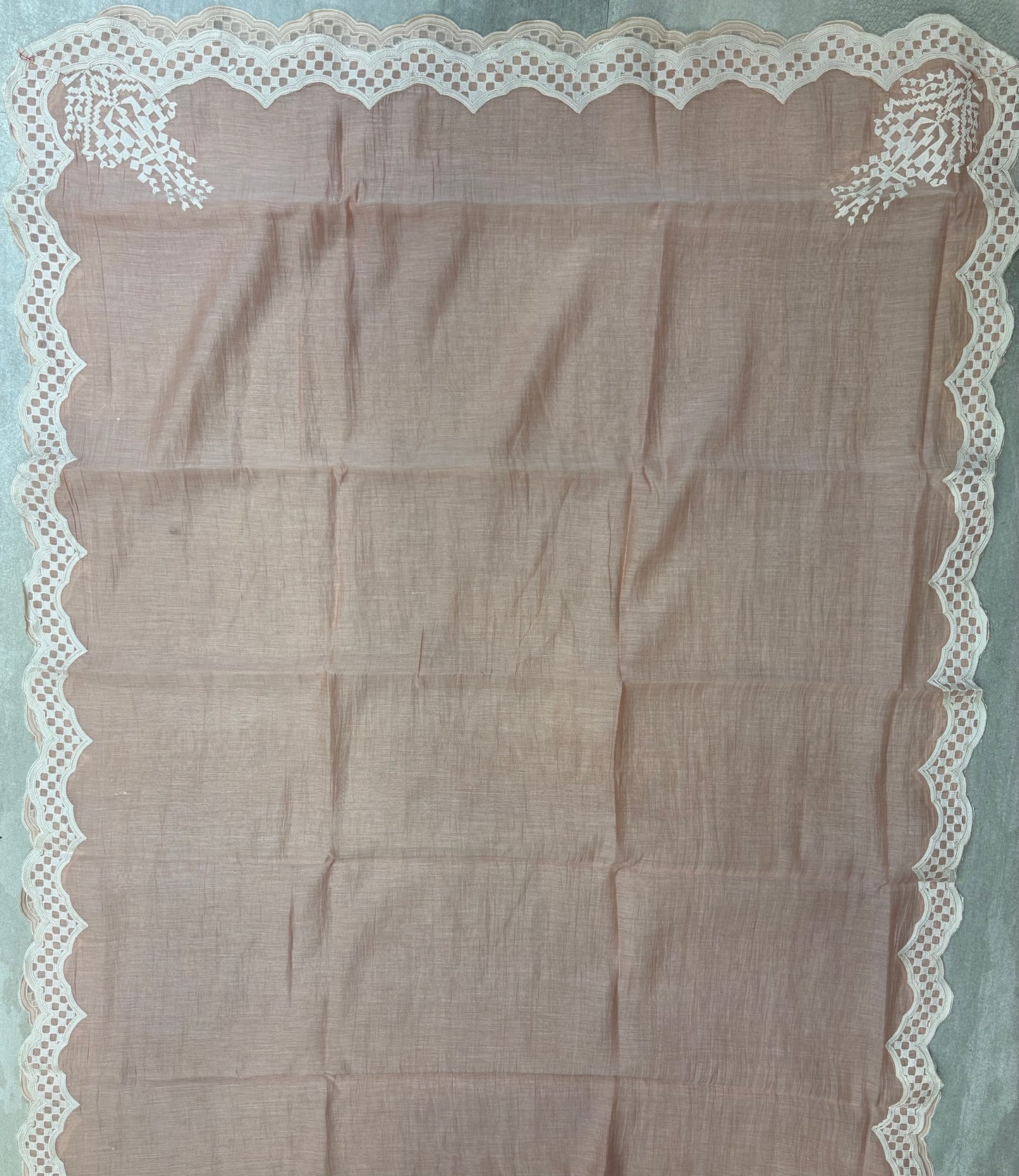 Mul Cotton Appliqué Suit