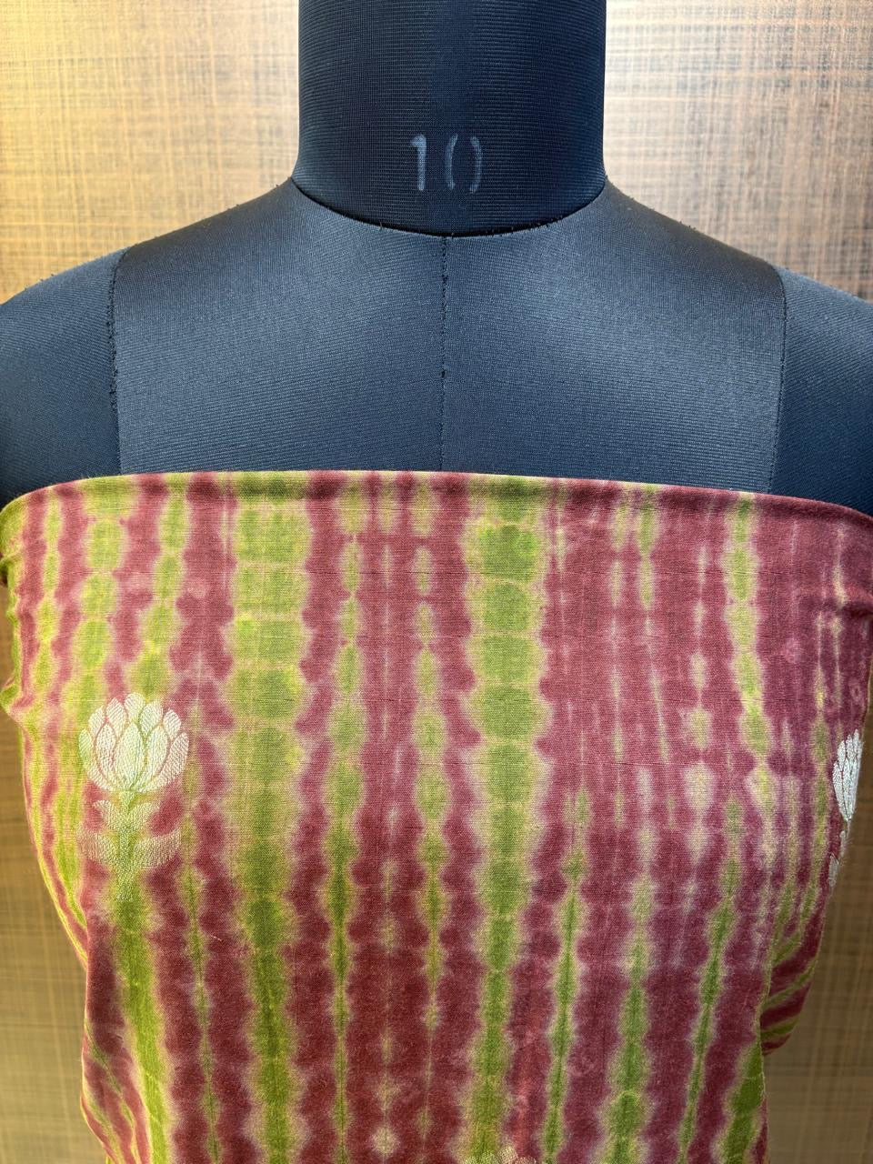 Tie-n-Dye Maheshwari Banarasi Suit
