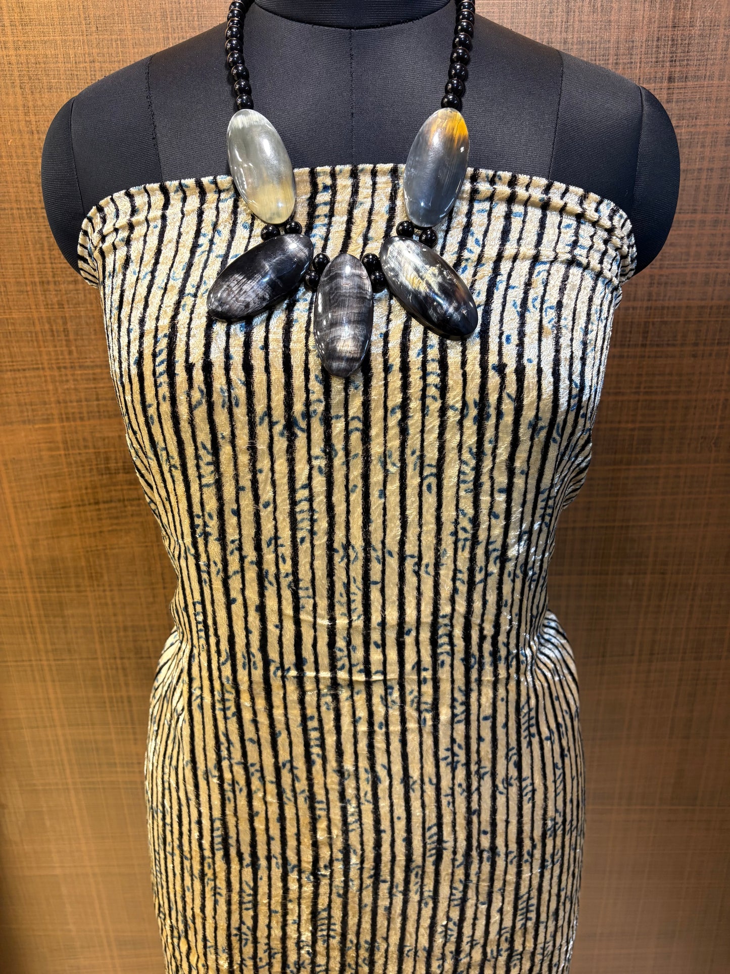 Velvet Azrakh print Kurtis