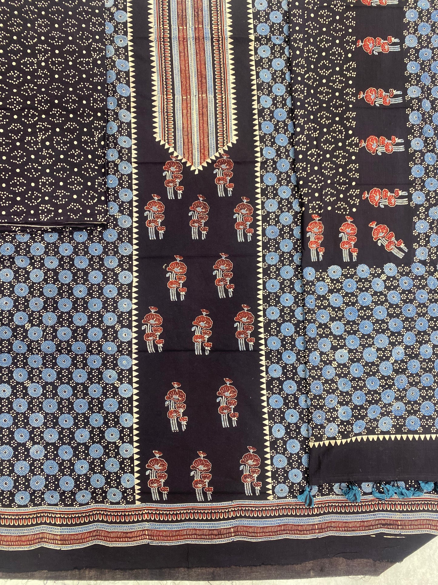 Pure Cotton Ajrakh Print