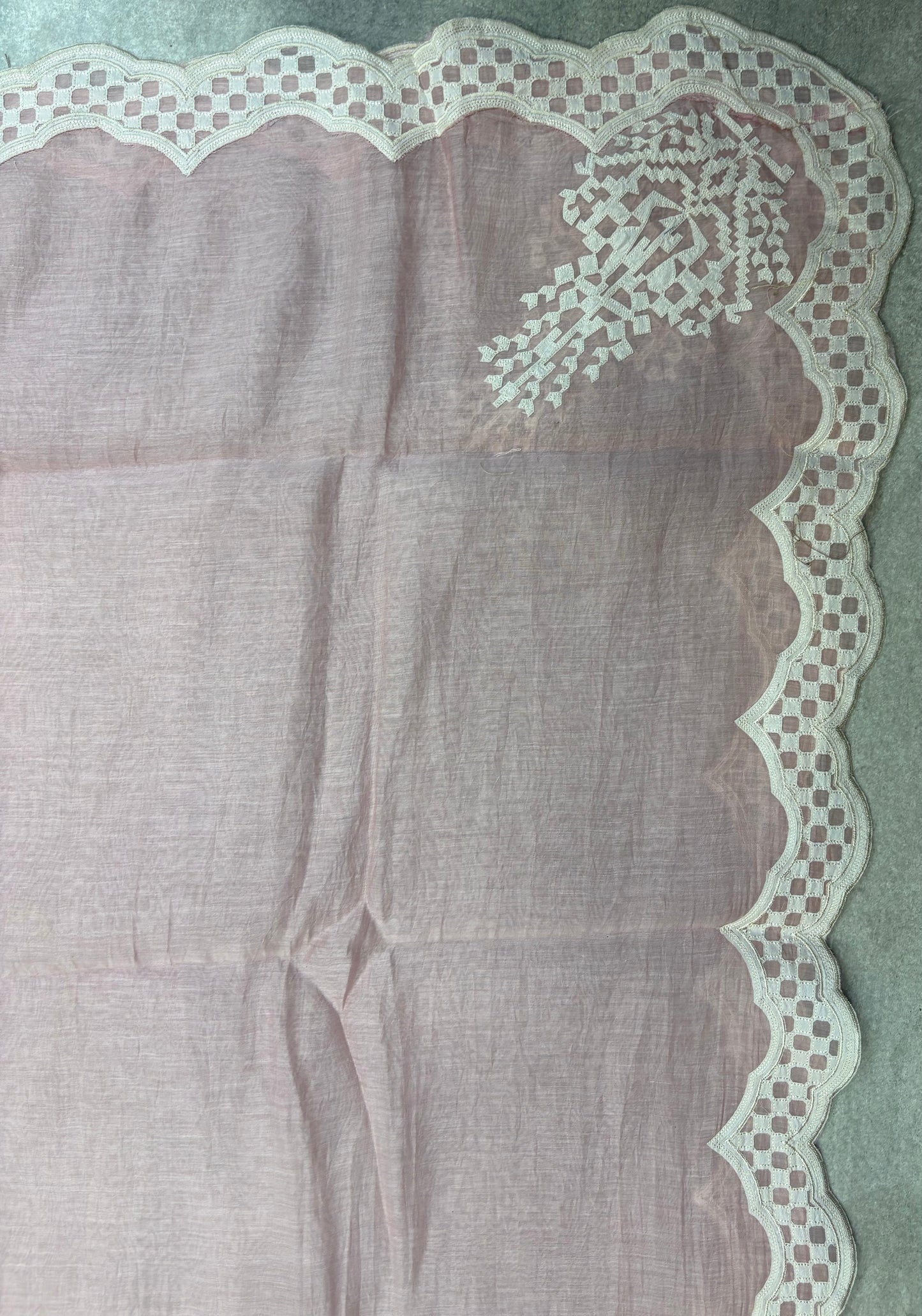 Mul Cotton Appliqué Suit