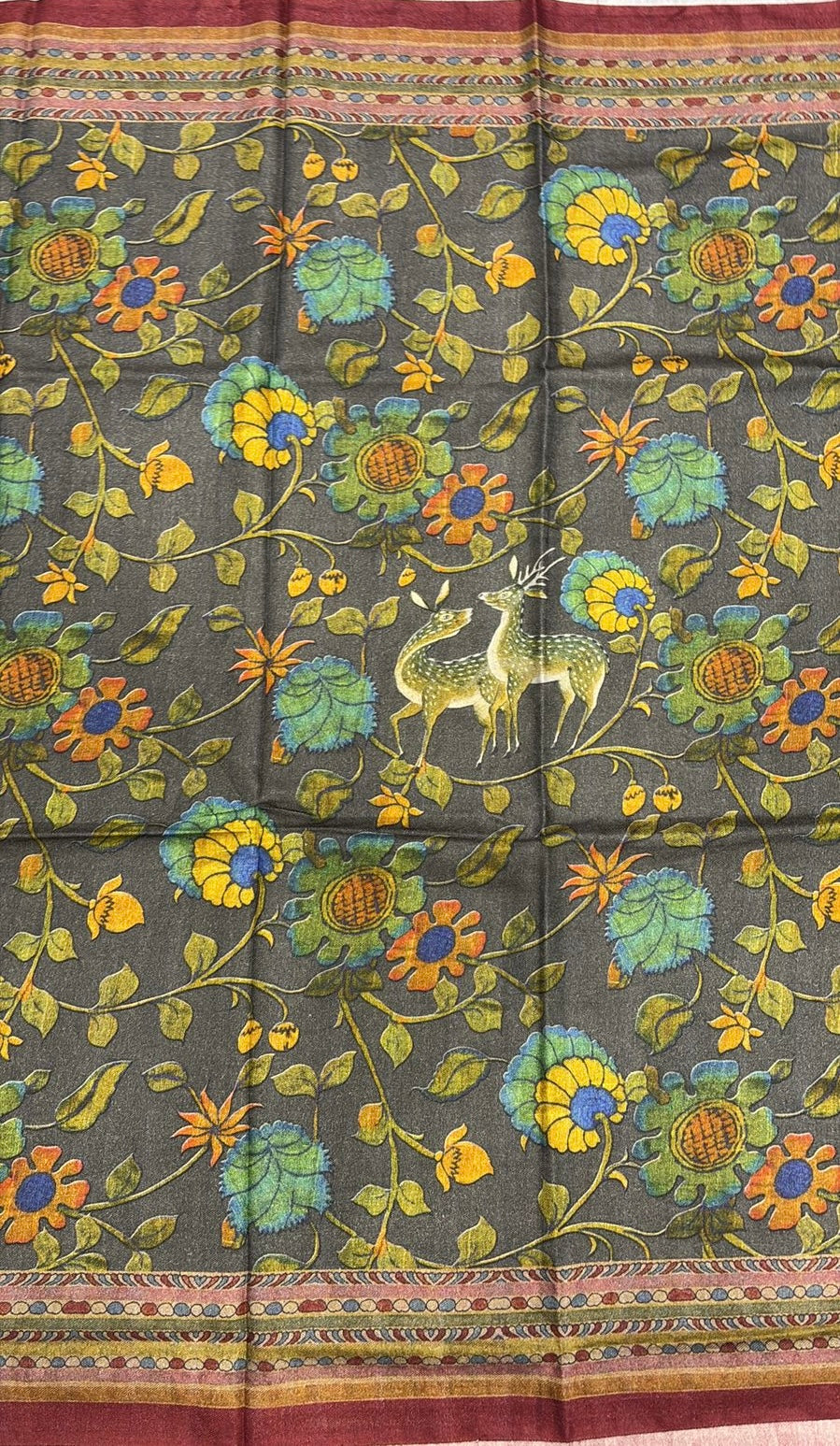 Gaajri Pushmina Suit with Pushmina Dupatta