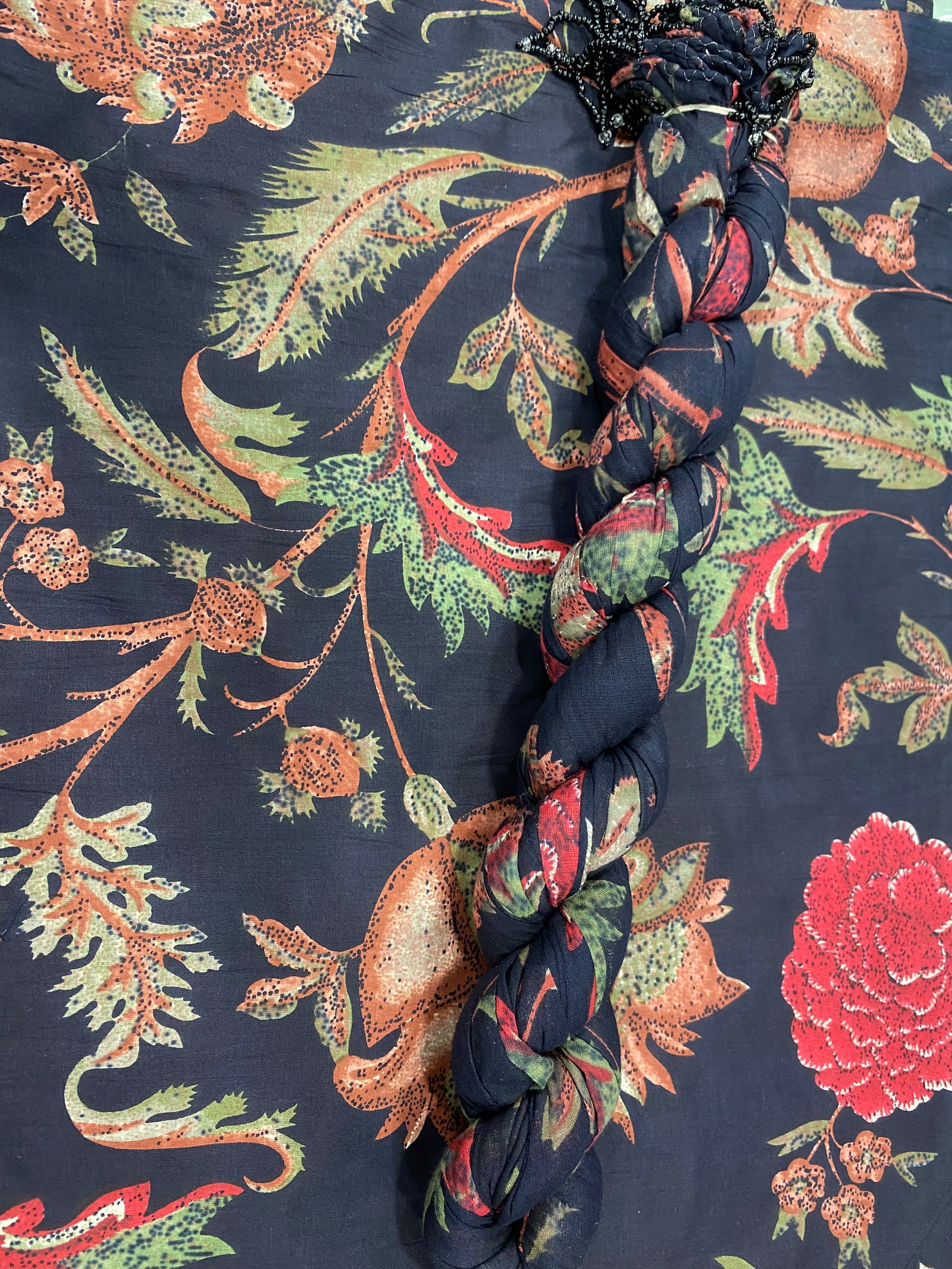 Cotton printed Lower and Crushed Dupatta Set