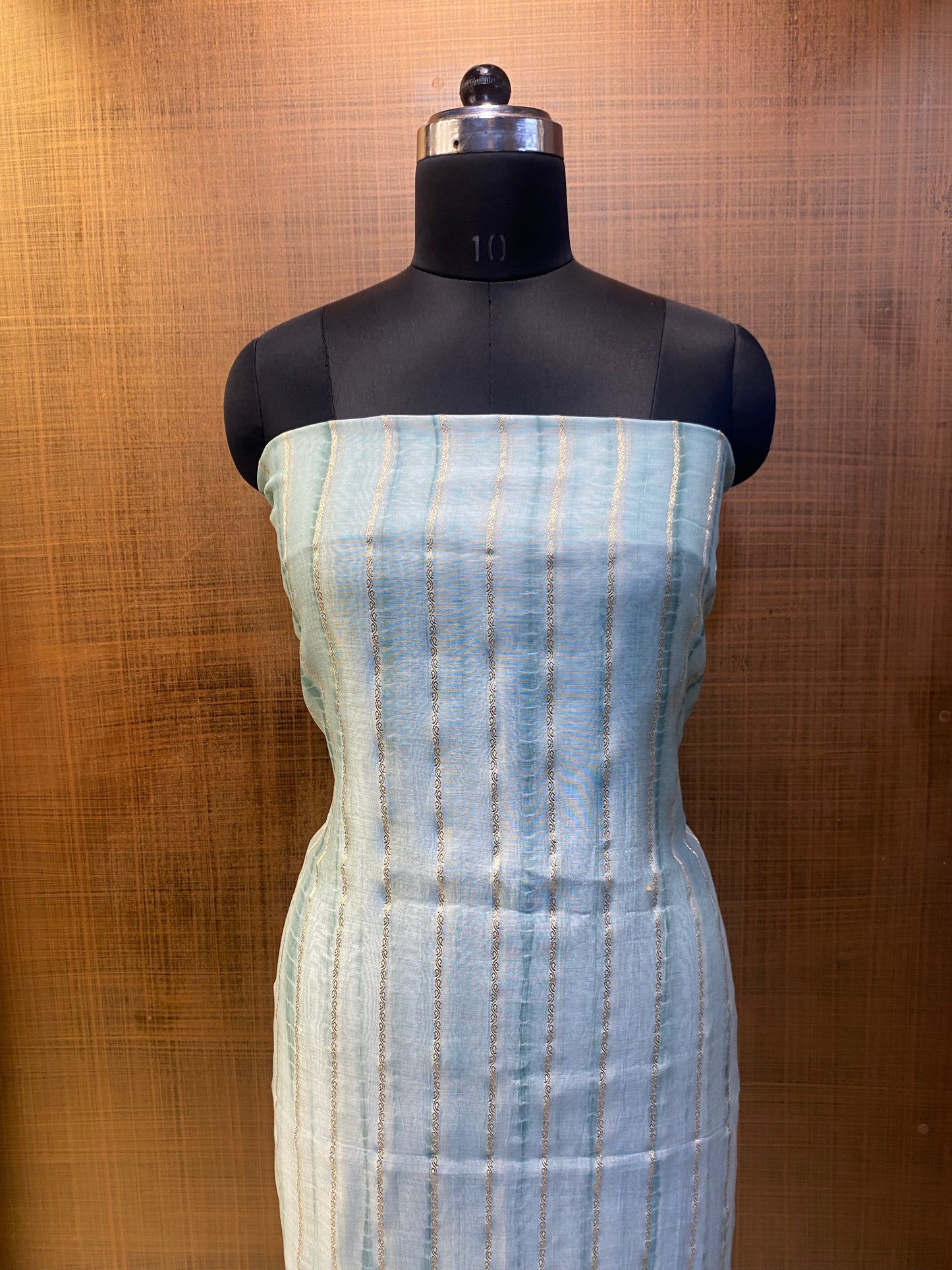 Maheshwari Sea Green Tie-d ye /Suit