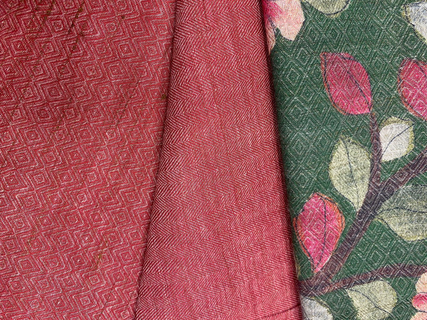 Pashmina Suit with Printed Pashmina Dupatta