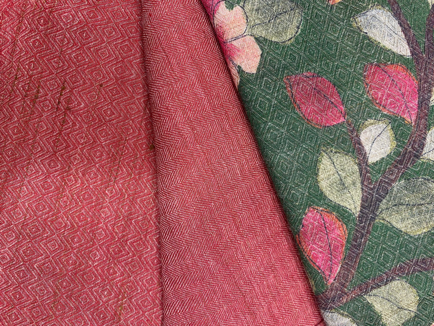 Pashmina Suit with Printed Pashmina Dupatta