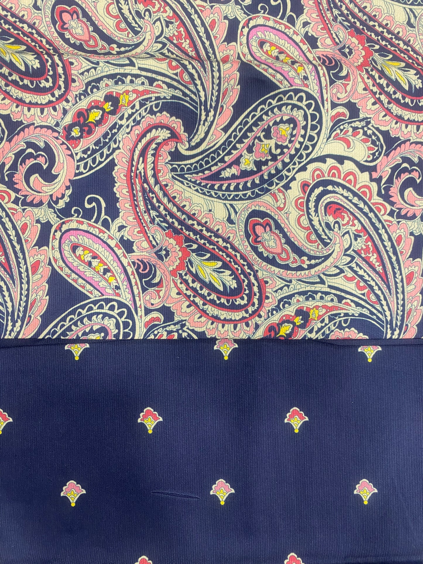 Corduroy paisleys Print suit