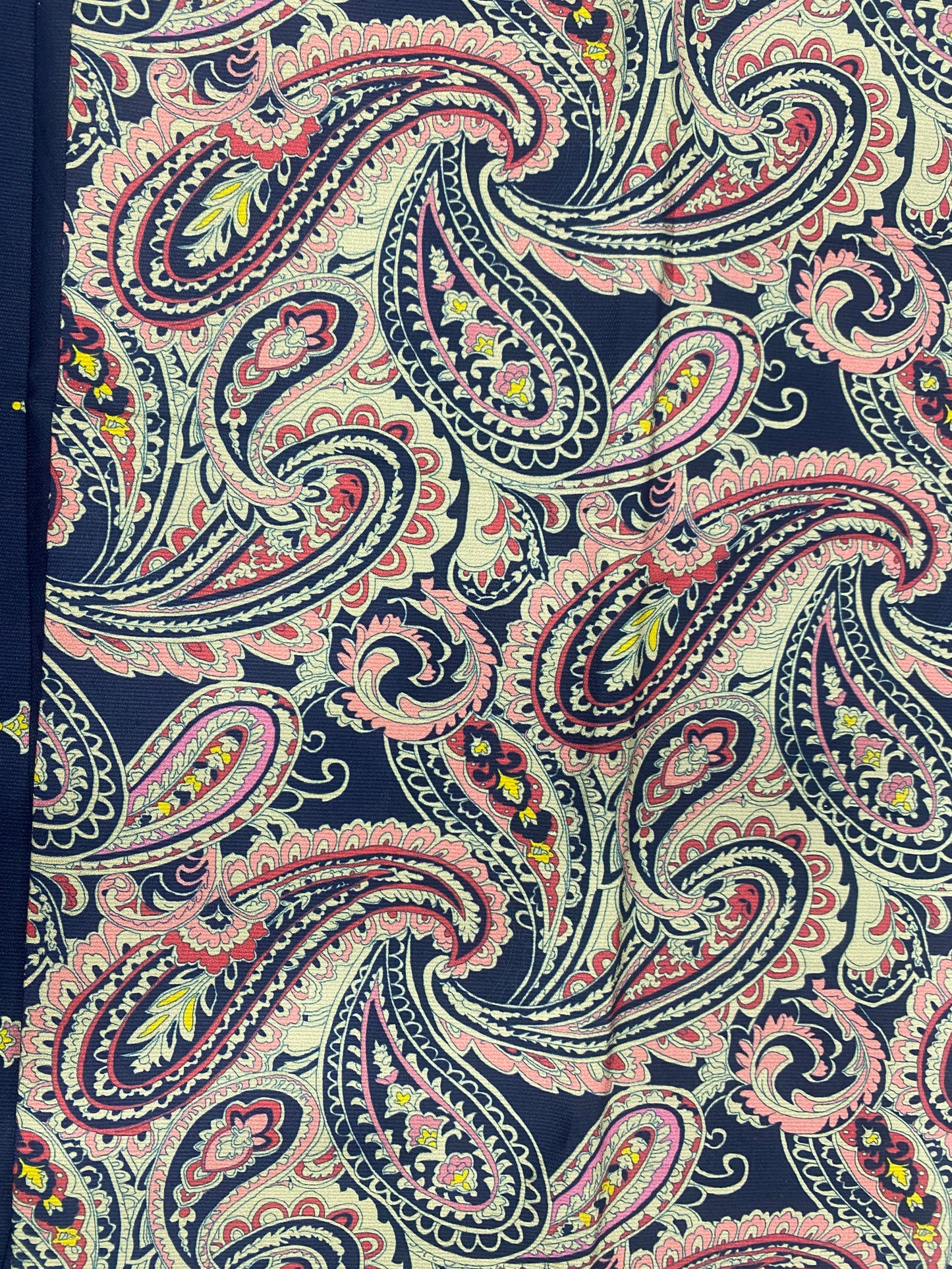 Corduroy paisleys Print suit